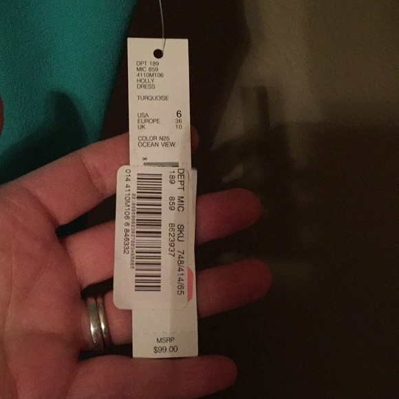 🙌PRICE DROP🙌Alex Marie Light Green Dress-NWT - Picture 3 of 6